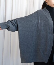 muuc 〈希少な素材〉〈高級15.5マイクロン長極細メリノウール100%〉〈ユニセックス〉ウルグアイウールのジャケットカーディガン