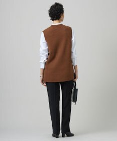 ICB L 【洗える】ライトダブルクロス ストレートパンツ