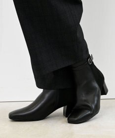 Pointer 本革スエードコンビショートブーツ