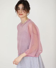 Green Parks ・ＥＬＥＮＣＡＲＥ　ＤＵＥ　ラメシアーニットプルオーバ