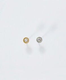 Phoebe 【金属アレルギー対応】プチシャイニングピアス(片耳)　シルバー/サージカルステンレス