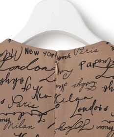 ICB 【30th ANNIVERSARY】5cityプリント ノースリーブワンピース