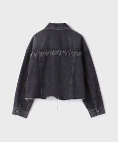 GRACE CONTINENTAL フリンジスタッズデニムジャケット