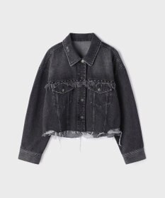 GRACE CONTINENTAL フリンジスタッズデニムジャケット