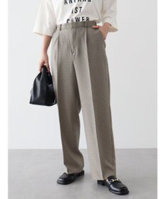 Green Parks きれいシルエットパンツ（ワイドストレート／柄）