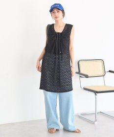 earth music&ecology 【2WAY】レースギャザーワンピース