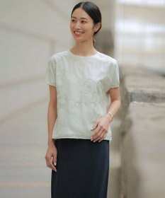 J.PRESS LADIES L 【セットアップ対応】Light ジョーゼット ナロー スカート