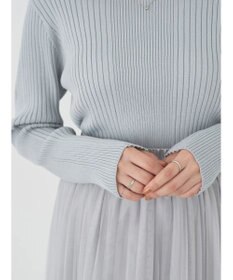 earth music&ecology 切り替えリブニットプルオーバー