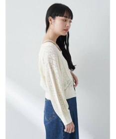 earth music&ecology キラキラボタンハートカーディガン