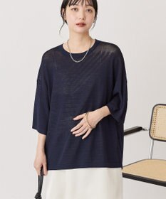 AMERICAN HOLIC 配色コクーンシルエットニット