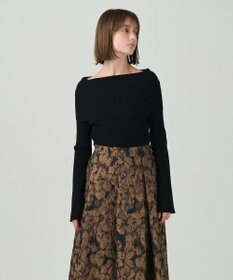 GRACE CONTINENTAL オフショルニットトップ