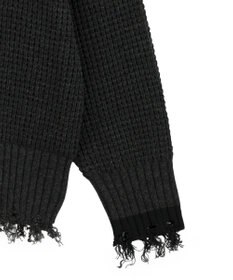 YECCA VECCA ダメージルーズニット