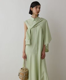 GRACE CONTINENTAL ストライプシャツワンピース