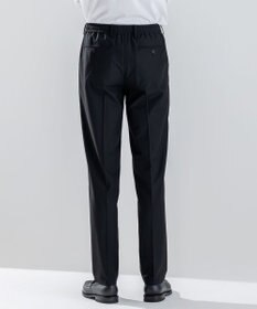 JOSEPH HOMME 新素材【ストレッチ/ウエストゴム仕様】ウール混キャリーマンストレッチ ドロスト付ストレートパンツ / HOVE