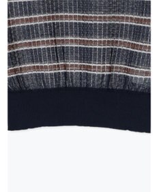 Te chichi 透かしマルチボーダーニットポロ