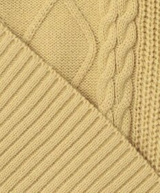 ANY SIS 【洗える】スフレハイネックケーブル ニット