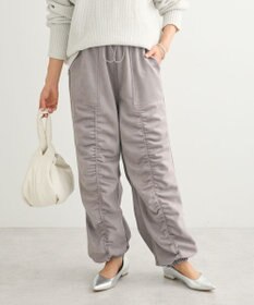 Green Parks ・ＳＵＧＡＲ　ＳＰＯＯＮ　スエード調ギャザーカーコ