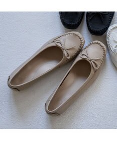 ing <ing>リボンモカシンシューズ