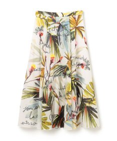 GRACE CONTINENTAL リゾートリーフプリントスカート