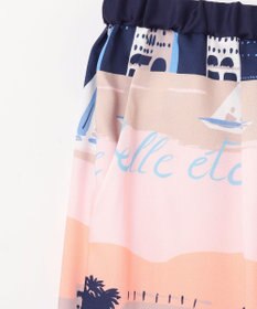 GRACE CONTINENTAL マリンプリントイージーパンツ