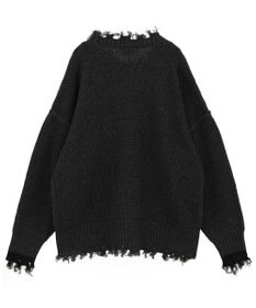 YECCA VECCA ダメージルーズニット