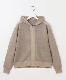 自由区 ライトメッシュジップ パーカー