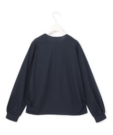 ICB L 【接触冷感・UVケア・洗える】コンフォートプレーティング パフスリーブカットソー