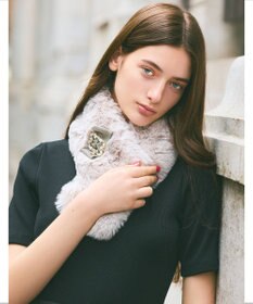 TOCCA 【ブローチ取り外し可】BIJOUX FURTIPPET ティペット