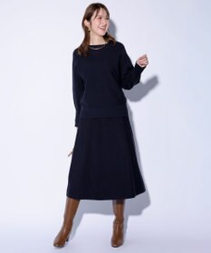 ANY SIS S CICA加工 ニット スカート