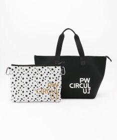 PW CIRCULUS 【UNISEX】ロゴ トートバック クラッチバッグ付き
