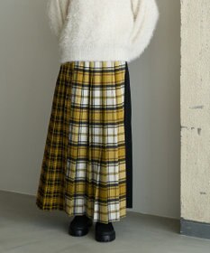 AMERICAN HOLIC シャギーチェックプリーツスカート