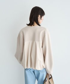 YECCA VECCA 異素材MIXバルーンブルゾン