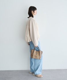 YECCA VECCA 異素材MIXバルーンブルゾン