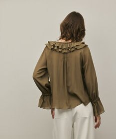 GRACE CONTINENTAL フリルブラウス