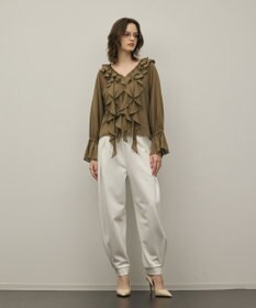 GRACE CONTINENTAL フリルブラウス