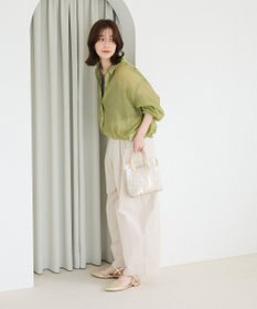 Green Parks 裾ドロストシアーシャツ