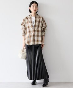 AMERICAN HOLIC フェイクレザープリーツスカート