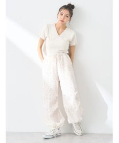 earth music&ecology タックカーゴパンツ