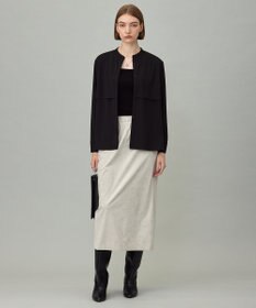 ICB L 【洗える】ストレッチスエード ナロースカート