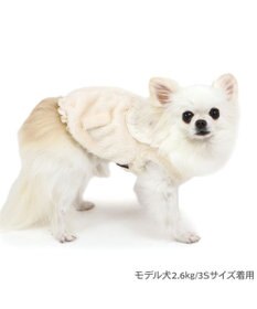 PET PARADISE ペットパラダイス ボア ジップベスト 《お花》 小型犬