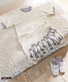 une nana cool 【MOOMIN × une nana cool 】なめらかふわふわワンピース