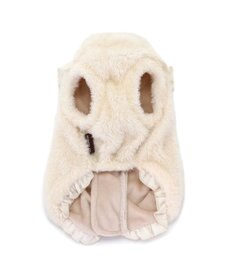 PET PARADISE ペットパラダイス ボア ジップベスト 《お花》 小型犬