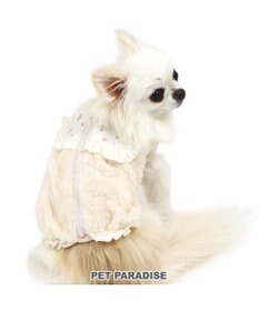 PET PARADISE ペットパラダイス ボア ジップベスト 《お花》 小型犬