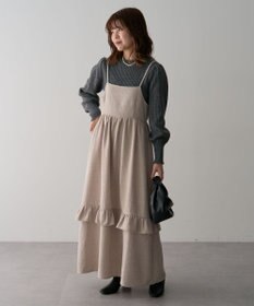 Green Parks ・ＥＬＥＮＣＡＲＥ　ＤＵＥ　ツィードキャミワンピース