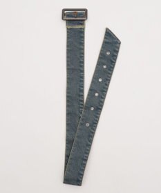 WEGO ベルト付デニムプリーツスカパン