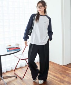 WEGO USPOLOだぼそでカラーロンT