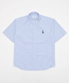 WEGO 【ユニセックス着用ITEM/MLサイズ展開】オックスフォードワンポイントシャツ（SS）