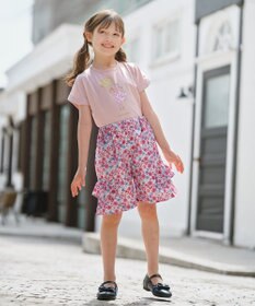 組曲 KIDS 【150-160㎝】ひまわりブーケ Tシャツ