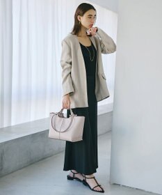 TOPKAPI 【TREASURE TOPKAPI】スムースレザー ダブルハンドル トートバッグ