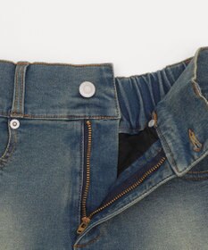 WEGO ベルト付デニムプリーツスカパン